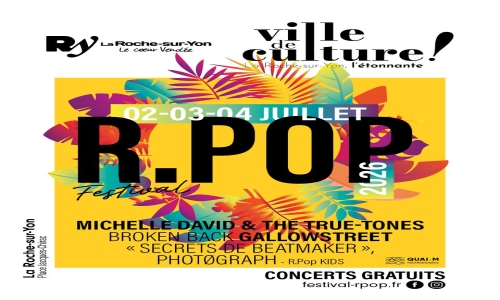 La Roche-sur-Yon. Le festival R.Pop fête ses 10 ans avec trois soirées gratuites en centre-ville