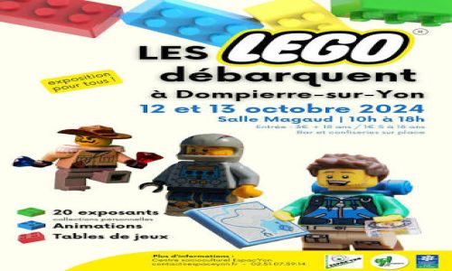 Dompierre-sur-Yon : une exposition LEGO solidaire les 10 et 11 octobre