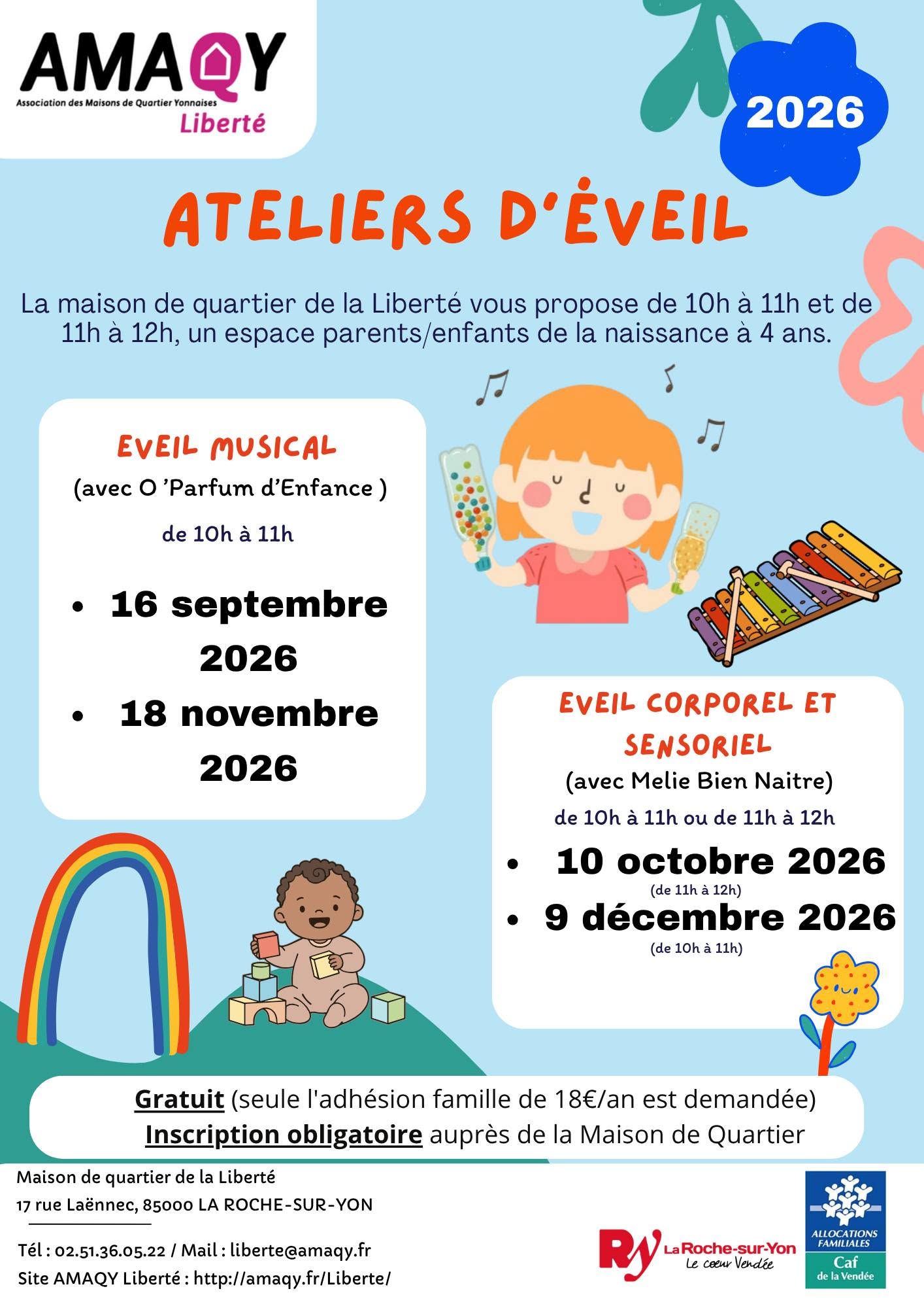 Atelier d'éveil musical parents-enfants