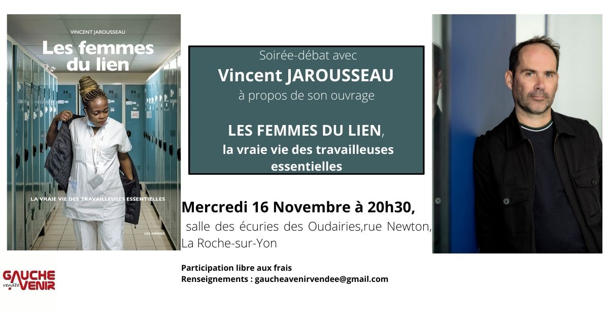 Gauche Avenir Vendée reçoit Vincent Jarousseau 