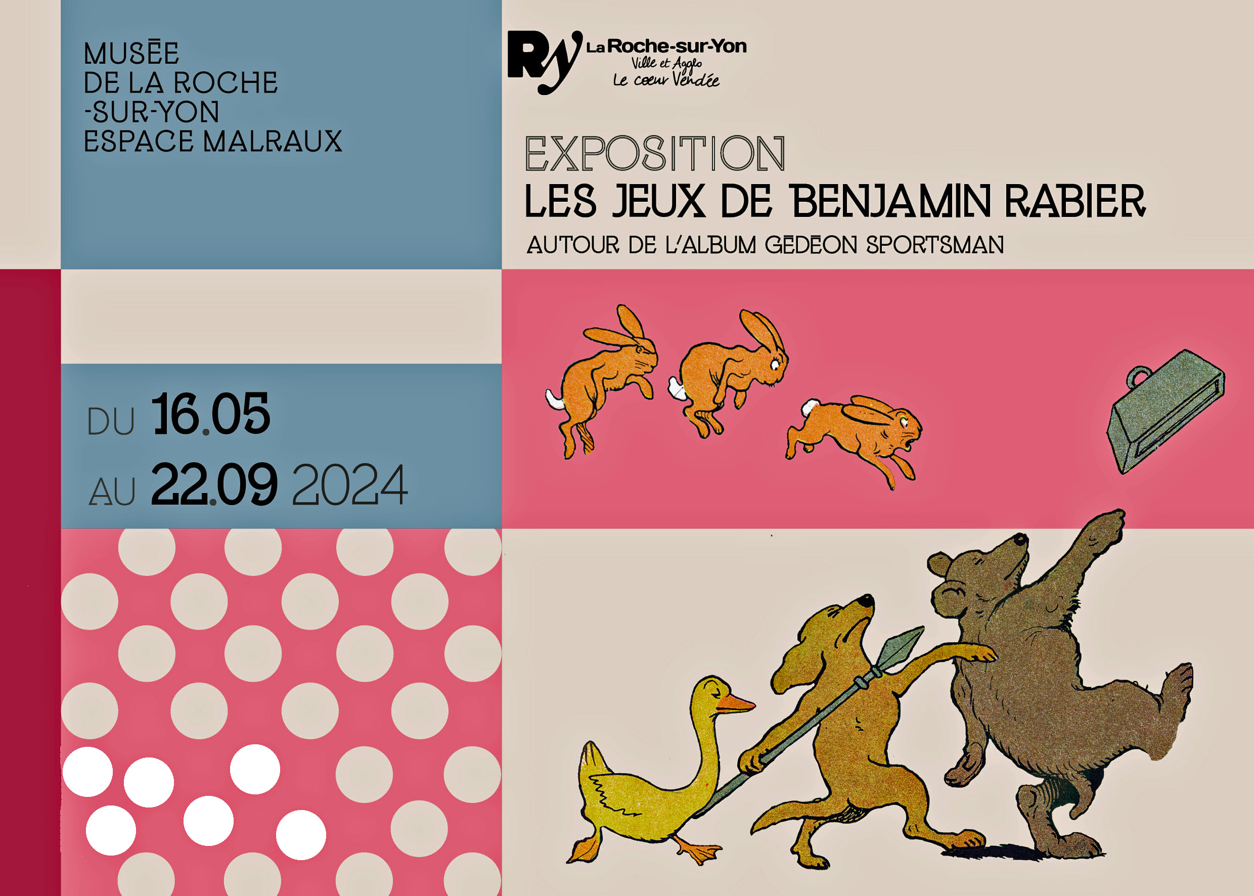 Exposition "Les jeux de Benjamin Rabier" au Musée de La Roche-sur-Yon