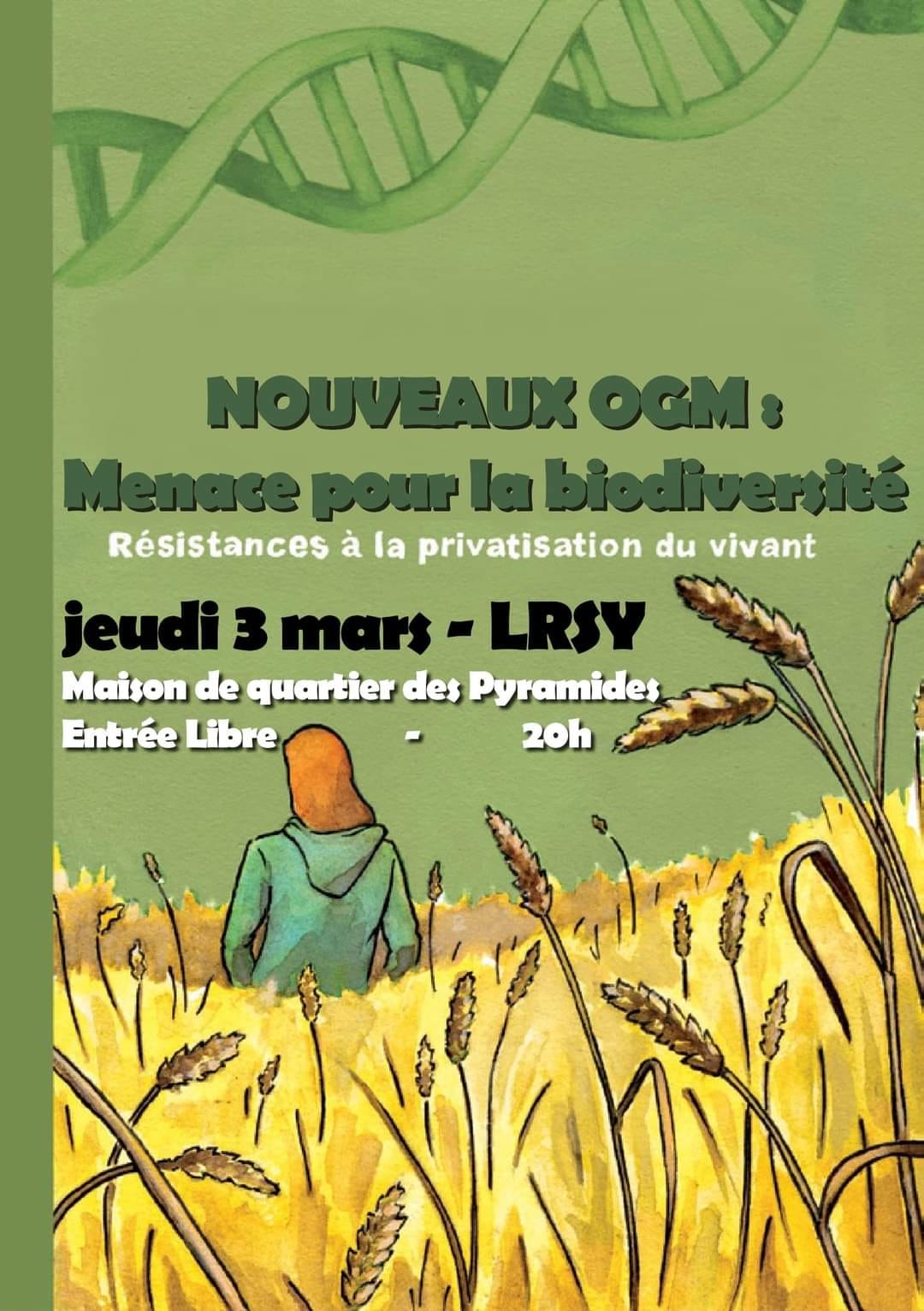 La Roche-sur-Yon. Conférence débat sur les nouveaux OGM