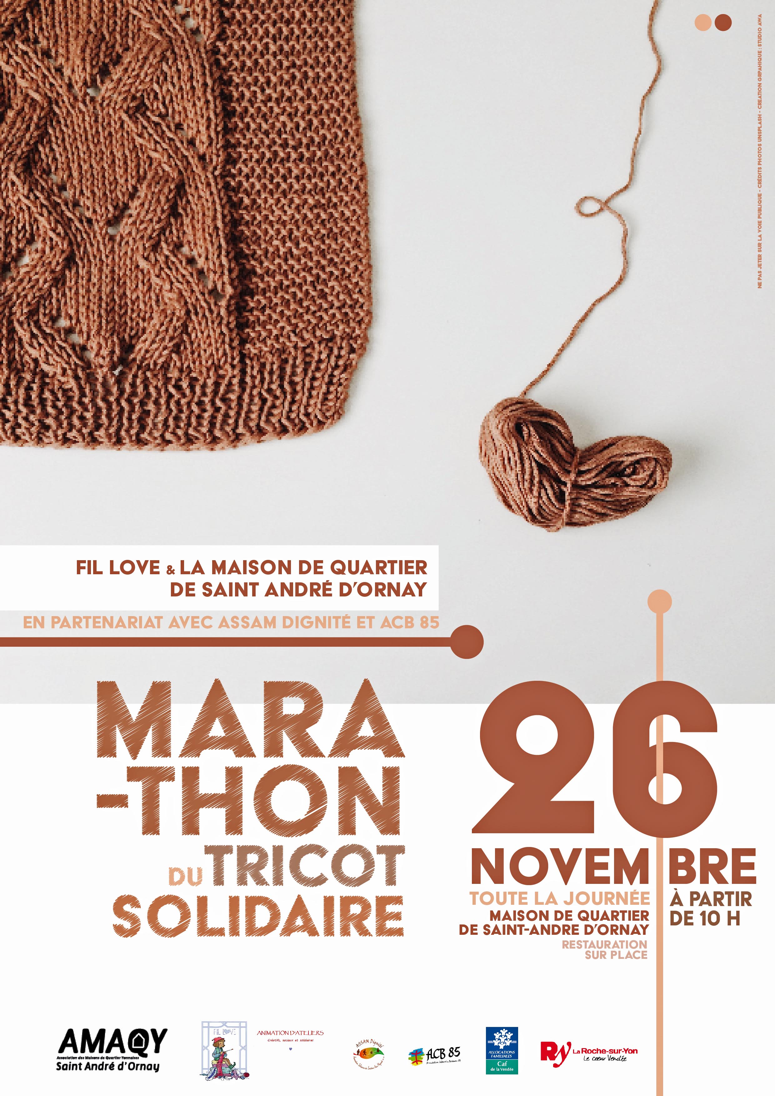 MARATHON DU TRICOT SOLIDAIRE à Saint André