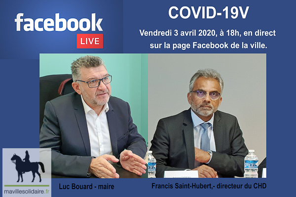 Live Facebook covid 19 Luc Bouard et francis Saint huber 10