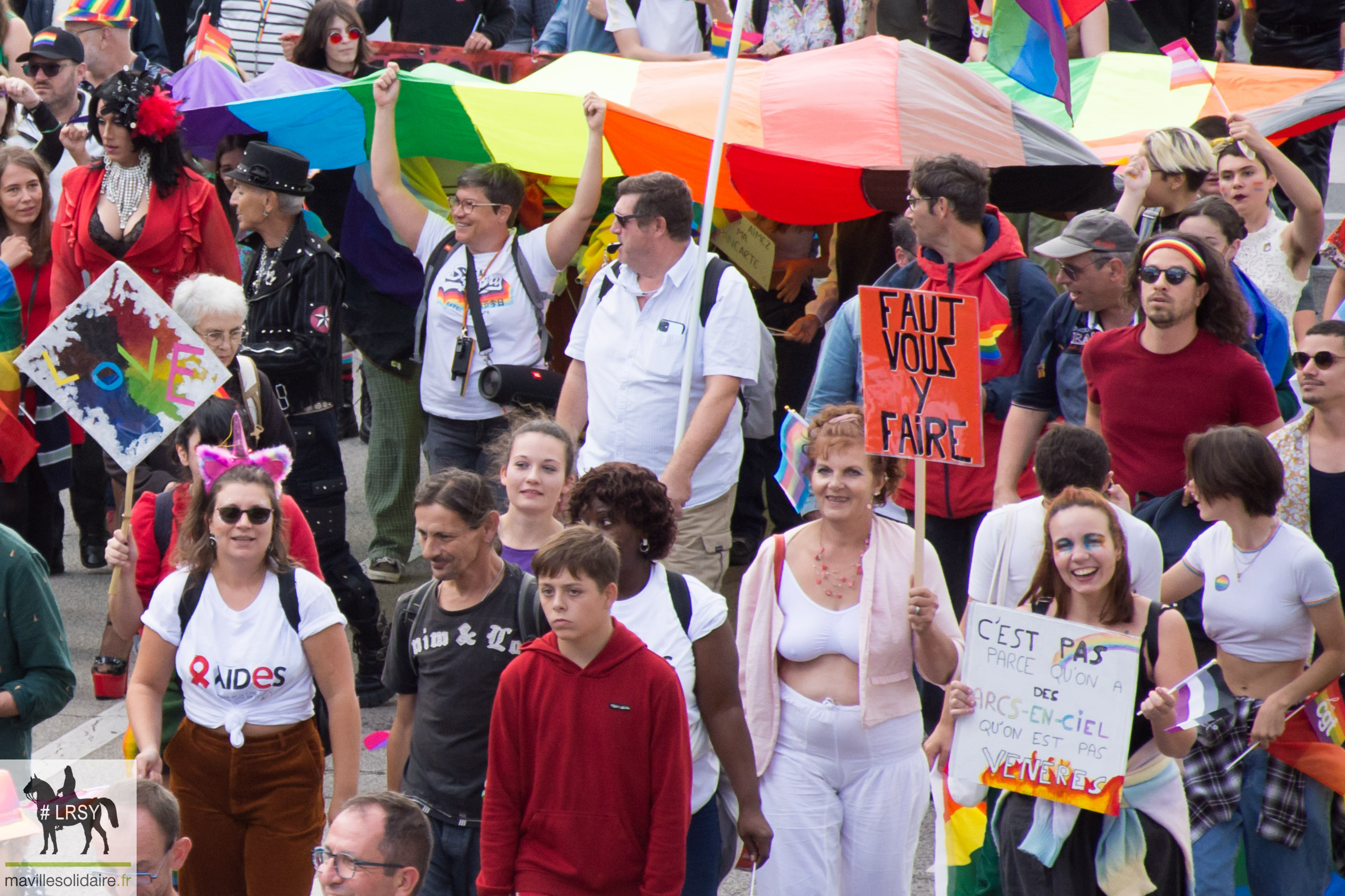 Marche des fierté LGBT LRSY mavillesolidaire.fr Vendée 21