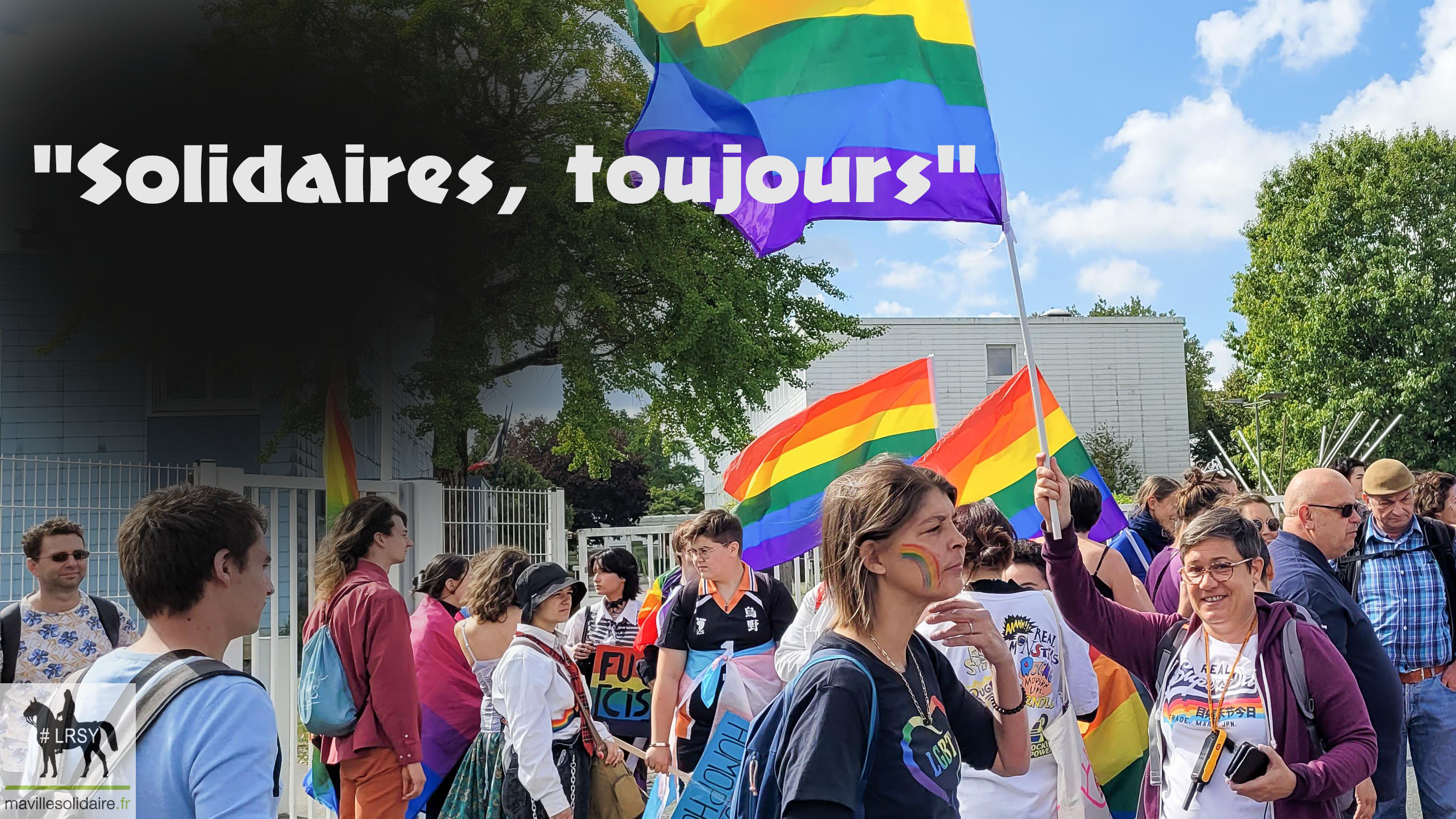 Marche des fierté LGBT LRSY mavillesolidaire.fr Vendée 1